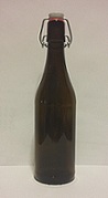 Brun flaske 0,5L m/patentkork